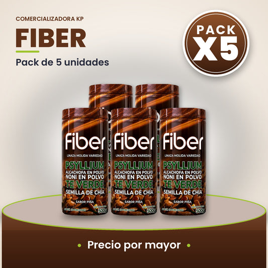 Fiber Por Mayor pack X5