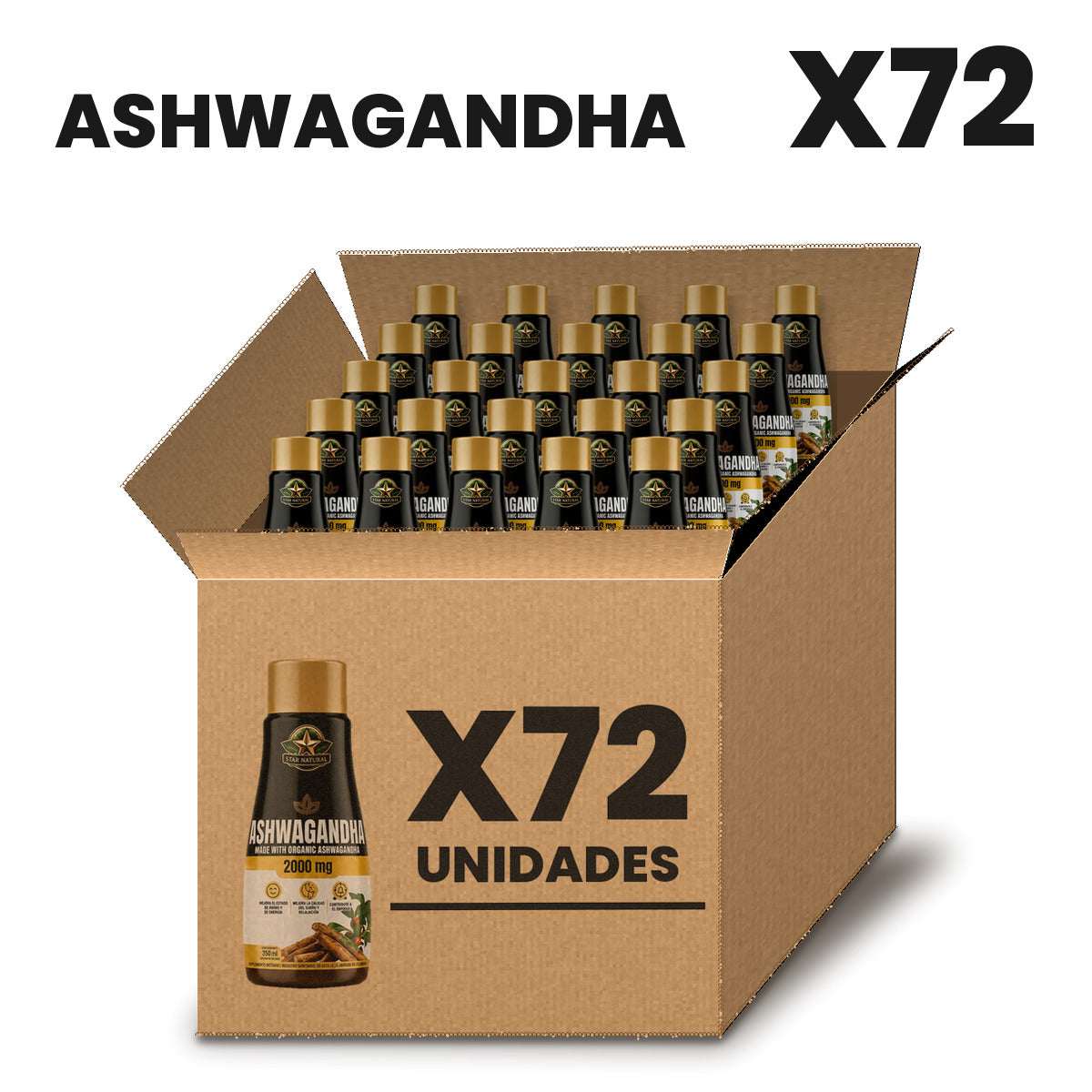 Ashwagandha Por Mayor pack X72