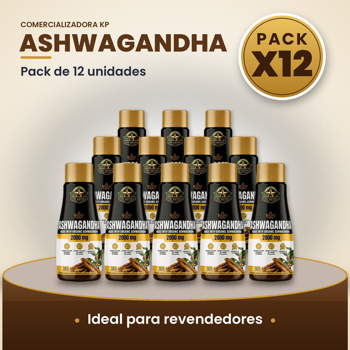 Ashwagandha Por Mayor pack X12