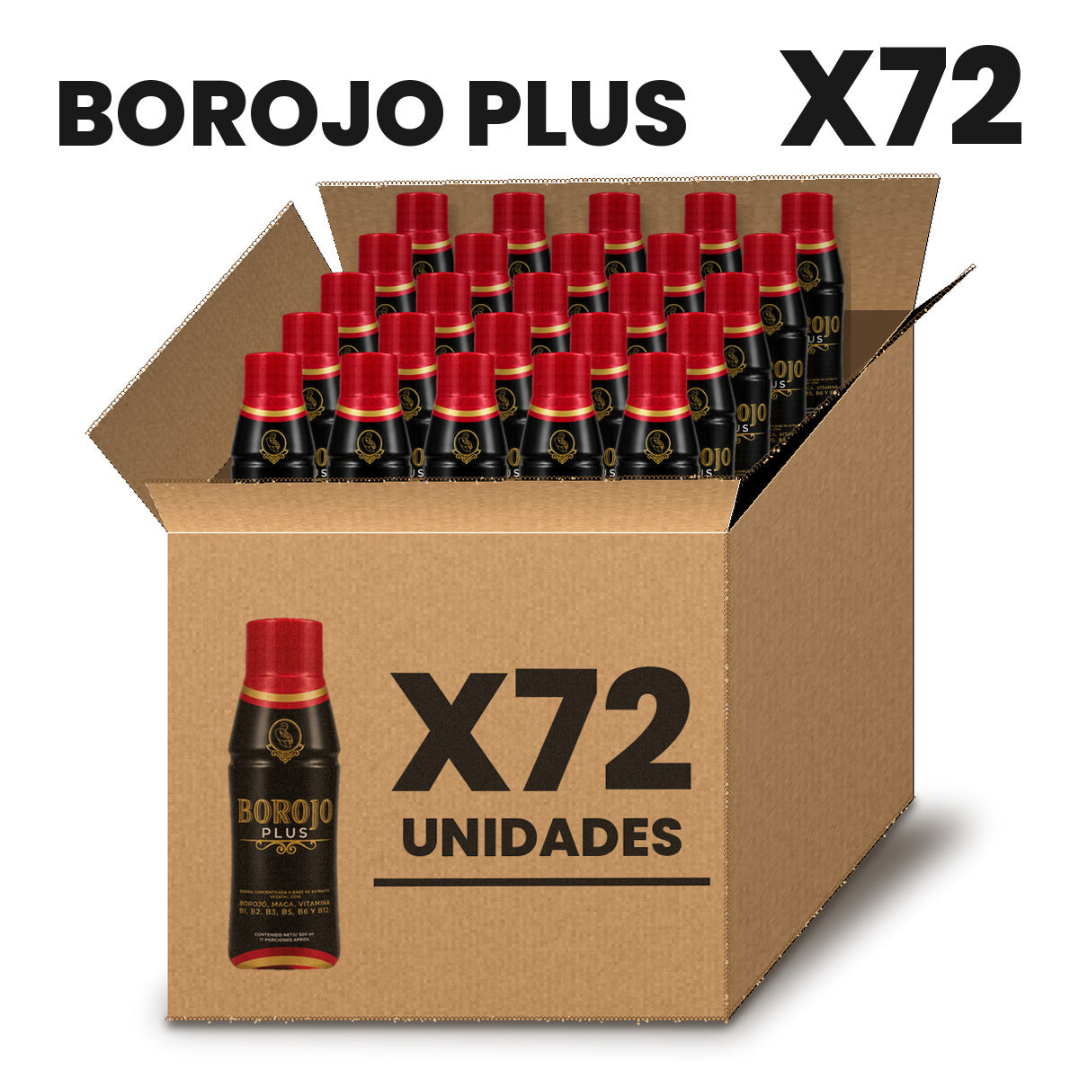 Borojó Plus Por Mayor pack X72