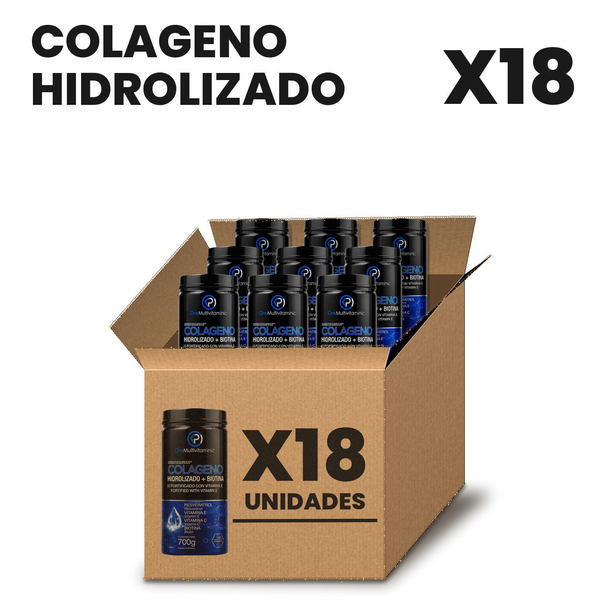 Colágeno Hidrolizado Por Mayor pack X18