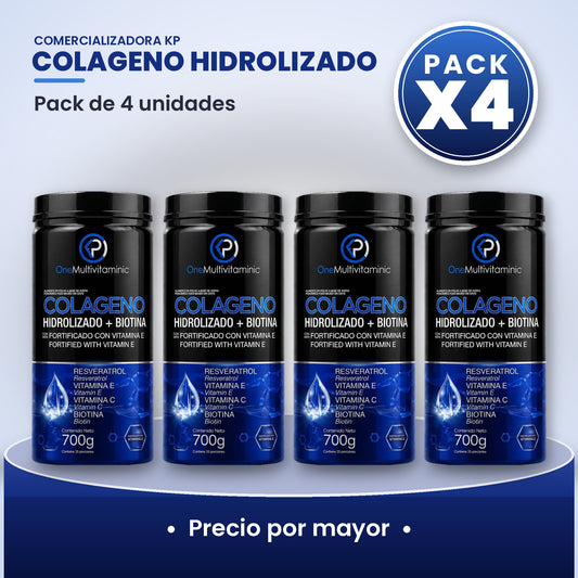 Colágeno Hidrolizado Por Mayor pack X4