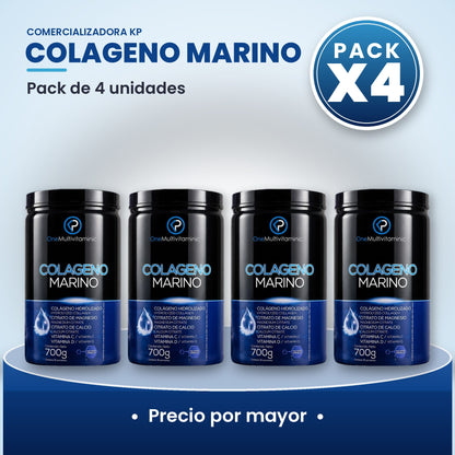 Colágeno Marino Por Mayor pack X4