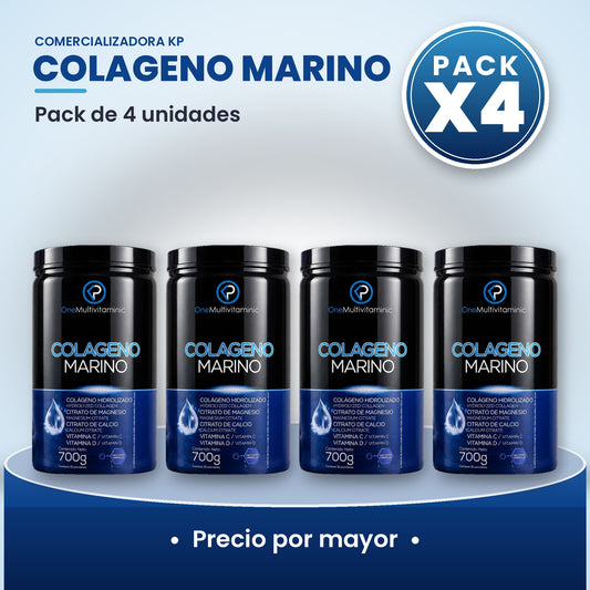 Colágeno Marino Por Mayor pack X4