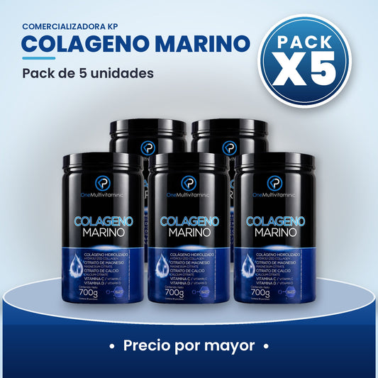 Colágeno Marino Por Mayor pack X5