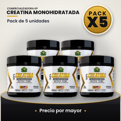 Creatina Monohidratada Por Mayor pack X5