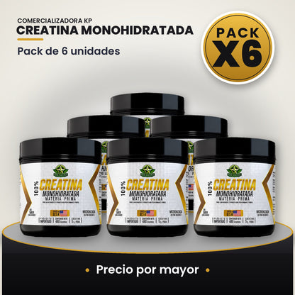 Creatina Monohidratada Por Mayor pack X6