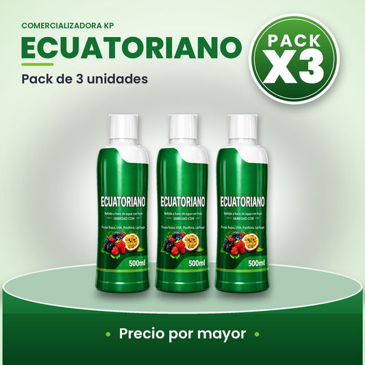 Ecuatoriano Por Mayor pack X3