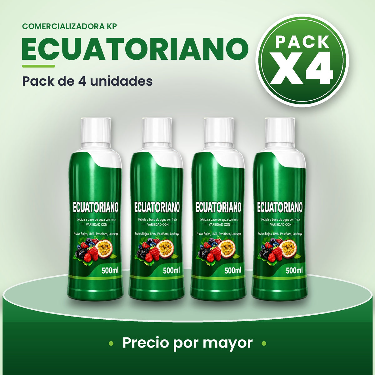 Ecuatoriano Por Mayor pack X4