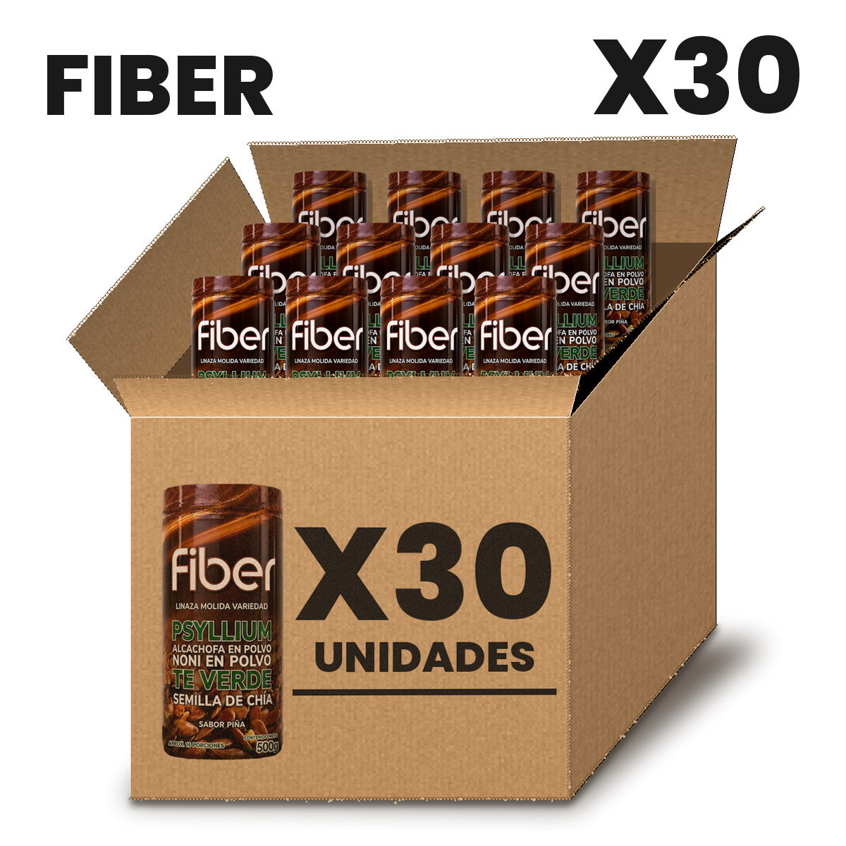 Fiber Por Mayor pack X30