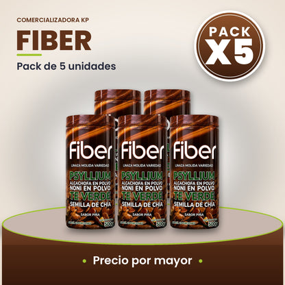 Fiber Por Mayor pack X5