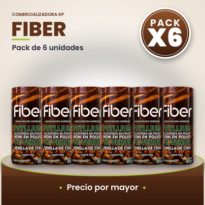 Fiber Por Mayor pack X6