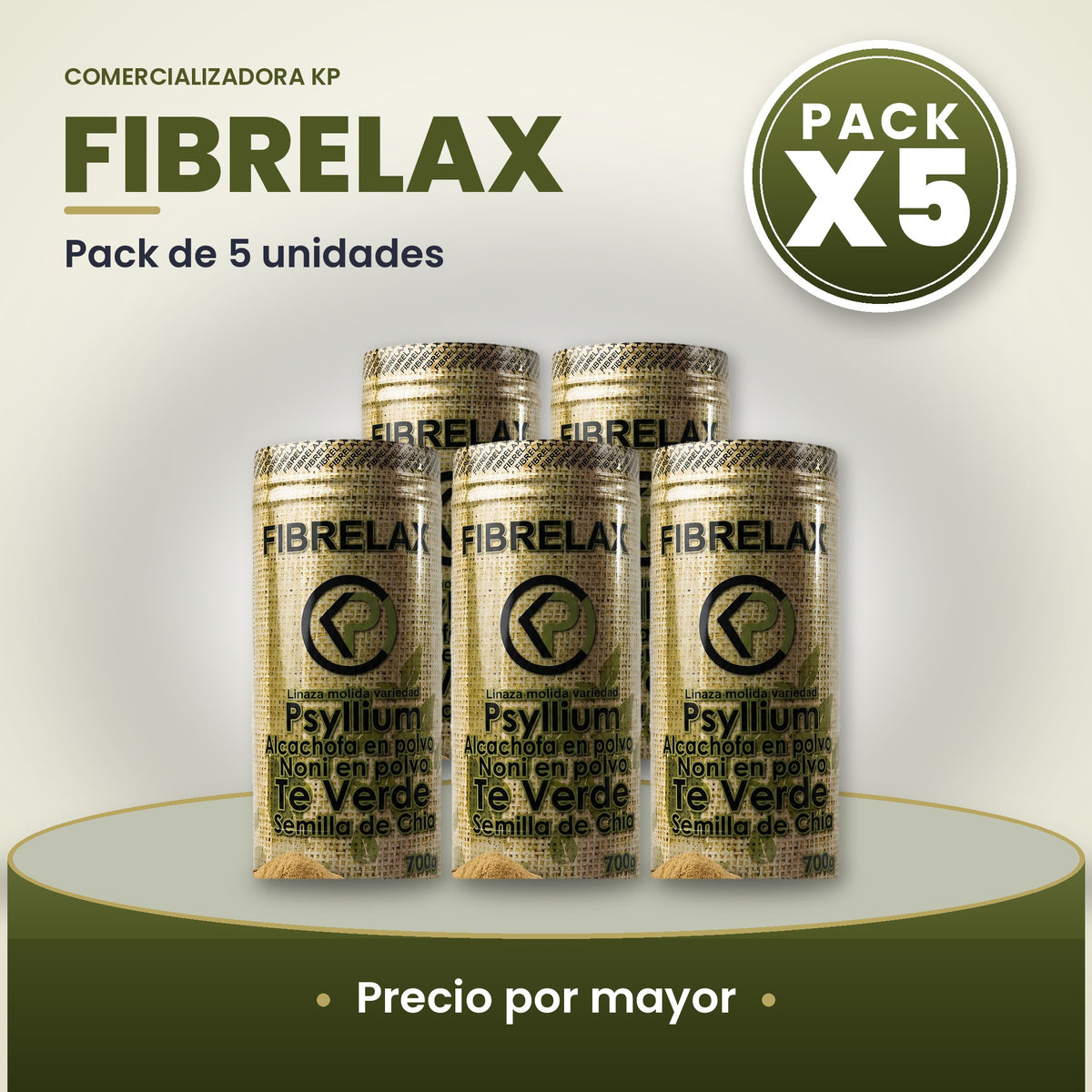 Fibrelax Por Mayor pack X5