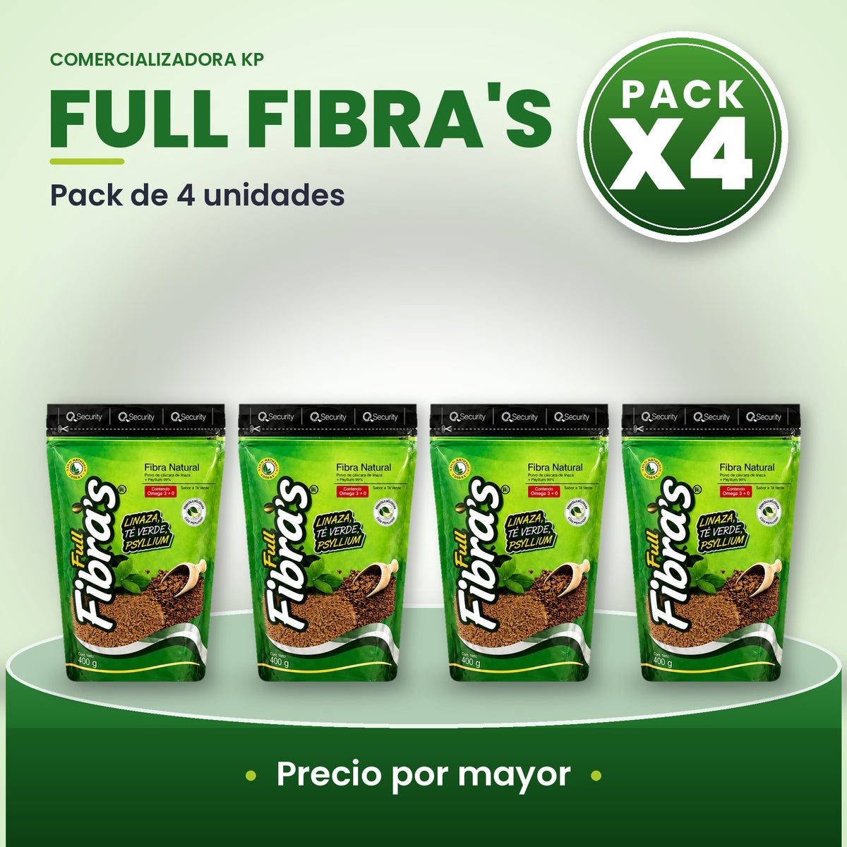 Full Fibra's Por Mayor pack X4