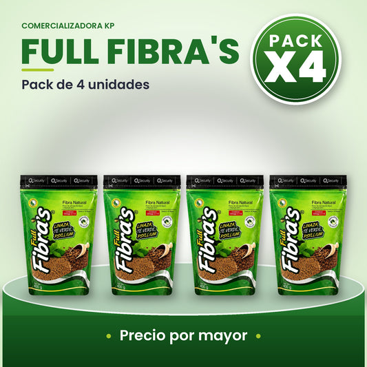 Full Fibra's Por Mayor pack X4