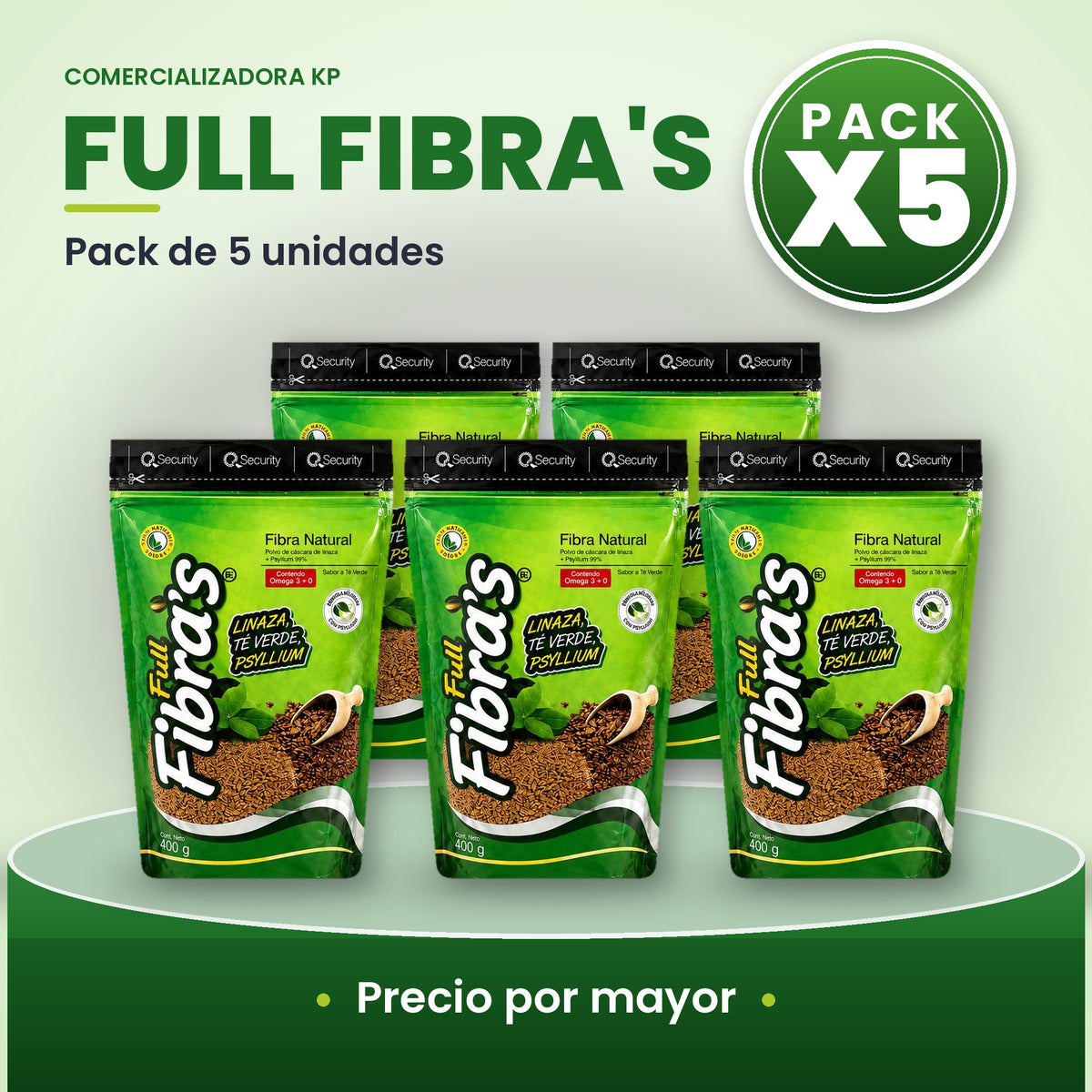 Full Fibra's Por Mayor pack X5