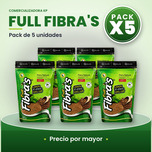 Full Fibra's Por Mayor pack X5