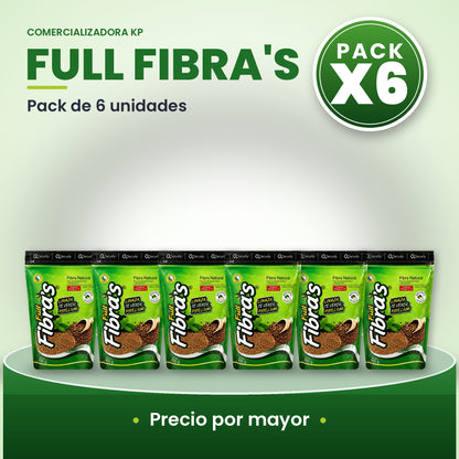 Full Fibra's Por Mayor pack X6
