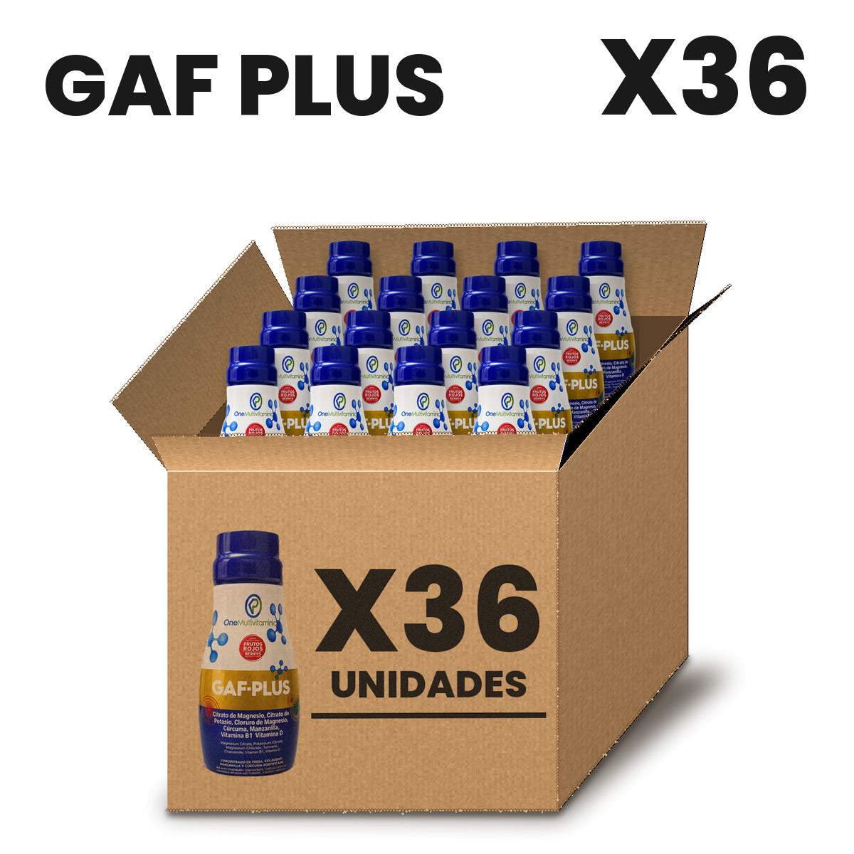 Gaf Plus Por Mayor pack X36