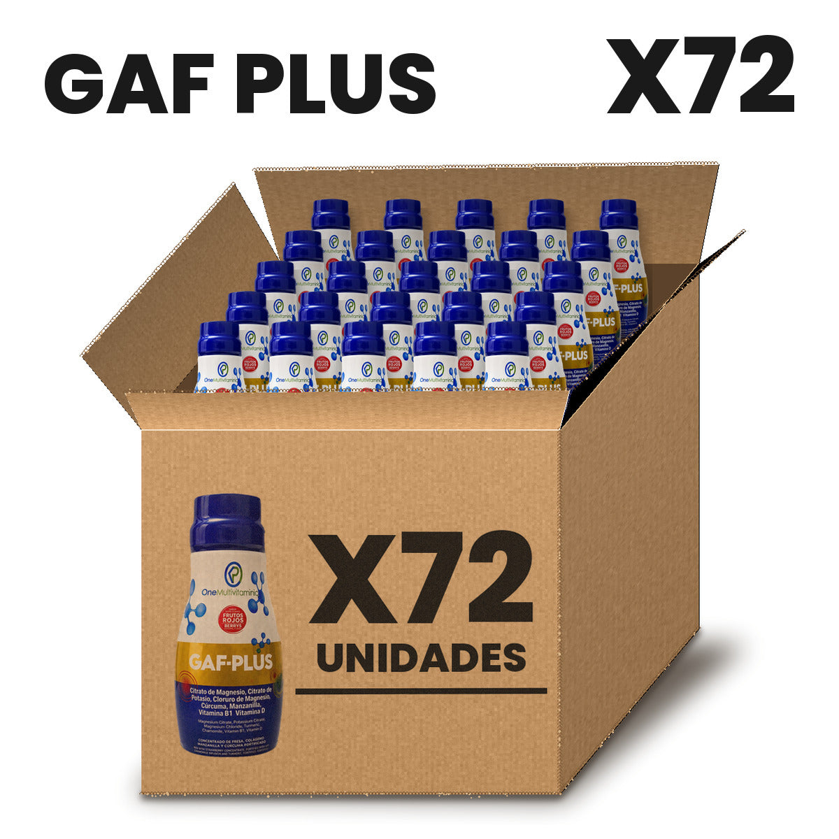 Gaf Plus Por Mayor pack X72