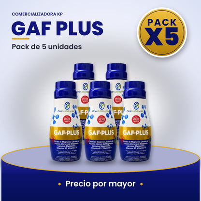 Gaf Plus Por Mayor pack X5
