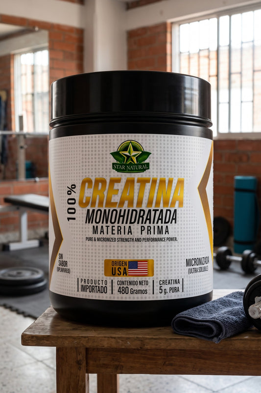 CREATINA MONOHIDRATADA en casa
