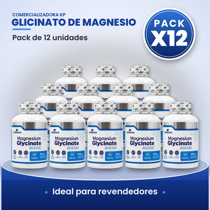 Glicinato de Magnesio Por Mayor pack X12
