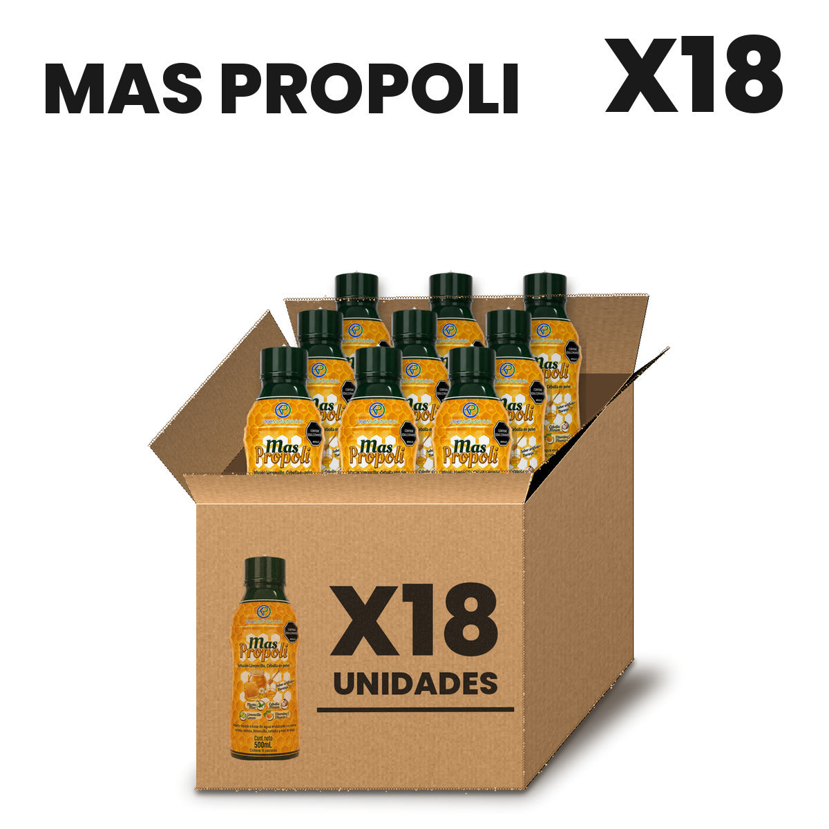 Más Própoli Por Mayor pack X18