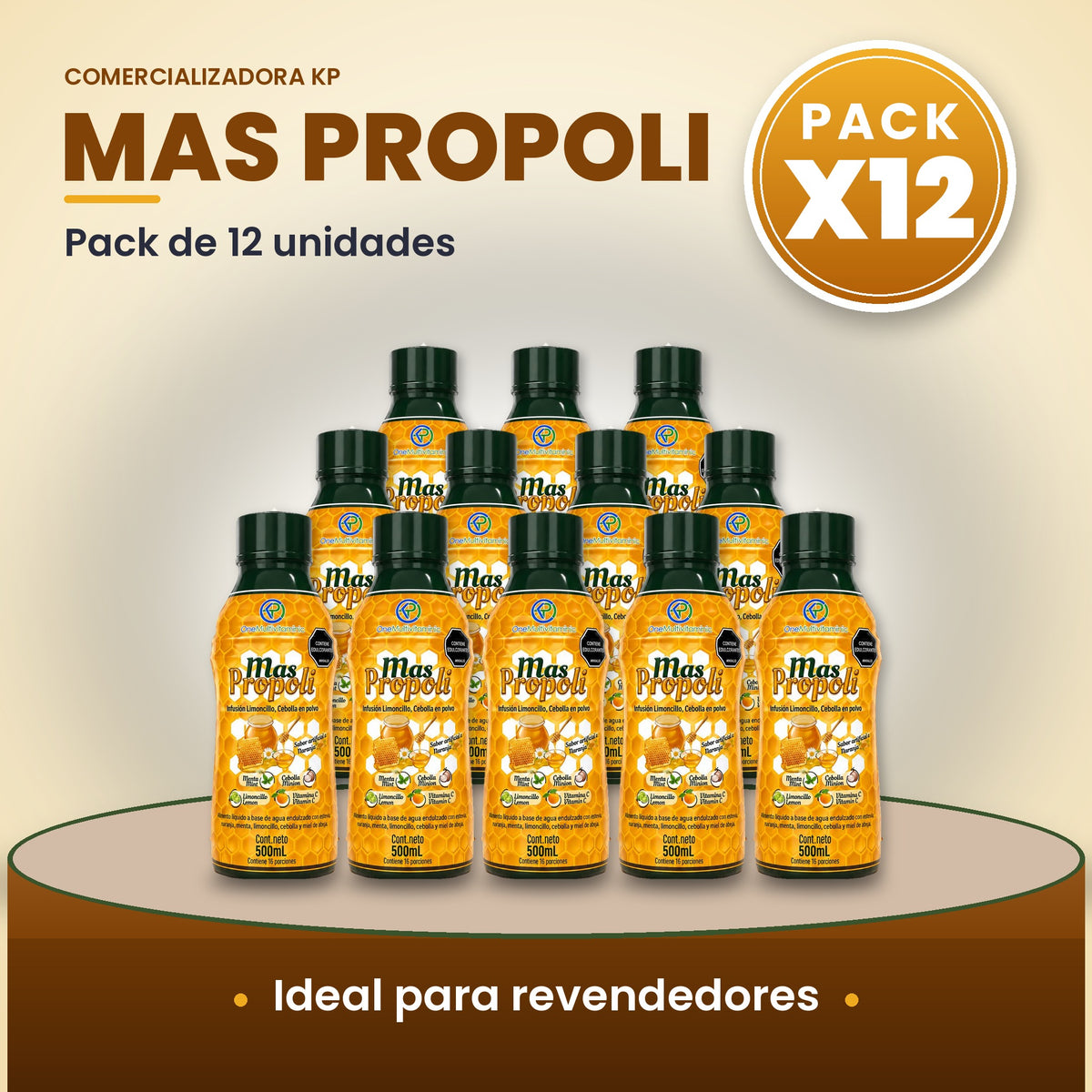 Más Própoli Por Mayor pack X12