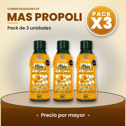 Más Própoli Por Mayor pack X3