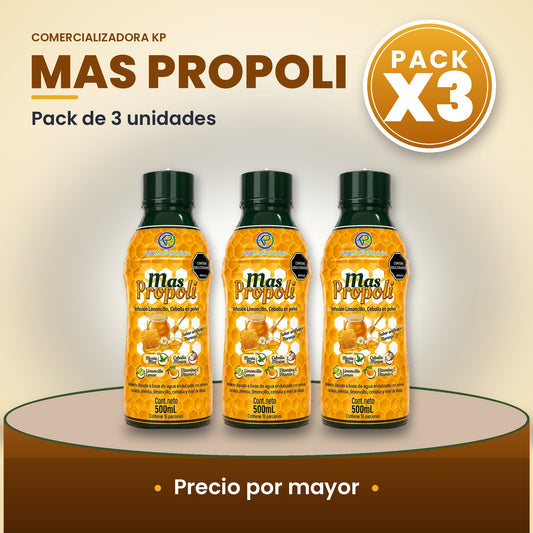 Más Própoli Por Mayor pack X3
