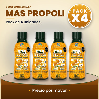 Más Própoli Por Mayor pack X4