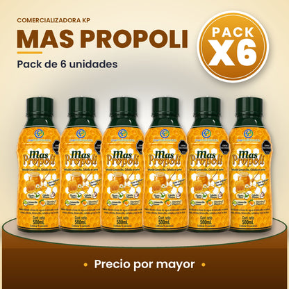 Más Própoli Por Mayor pack X6