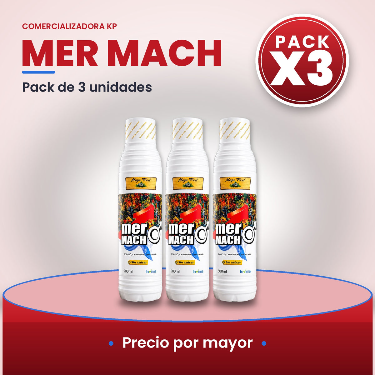 Mer Mach Por Mayor pack X3