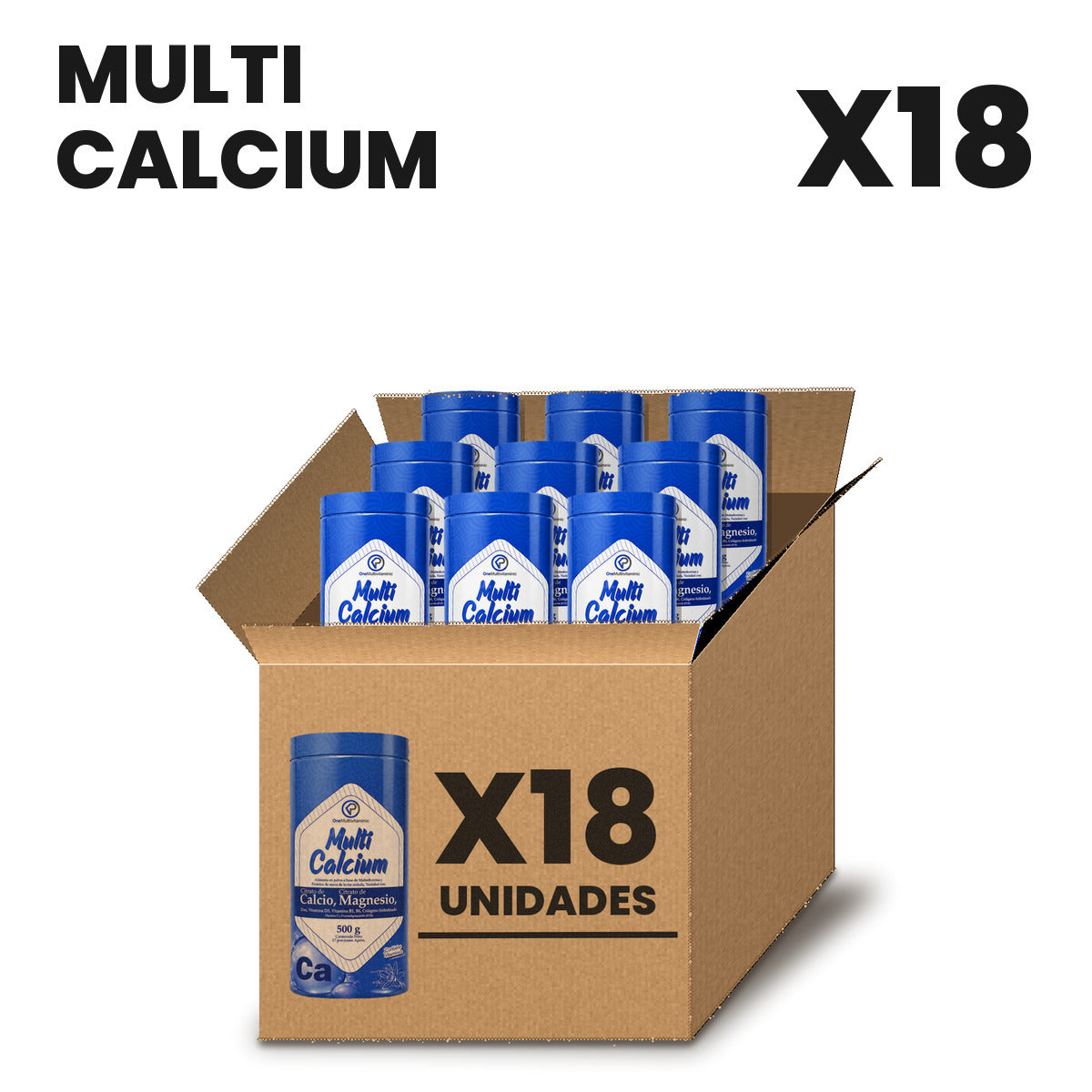 Multi Calcium Por Mayor pack X18