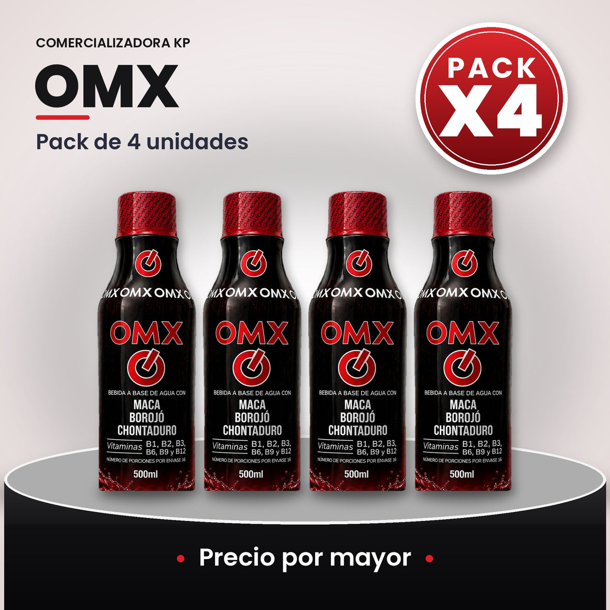 OMX Por Mayor pack X4