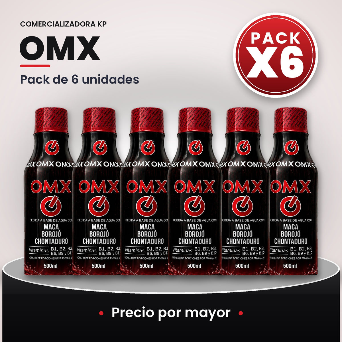 OMX Por Mayor pack X6