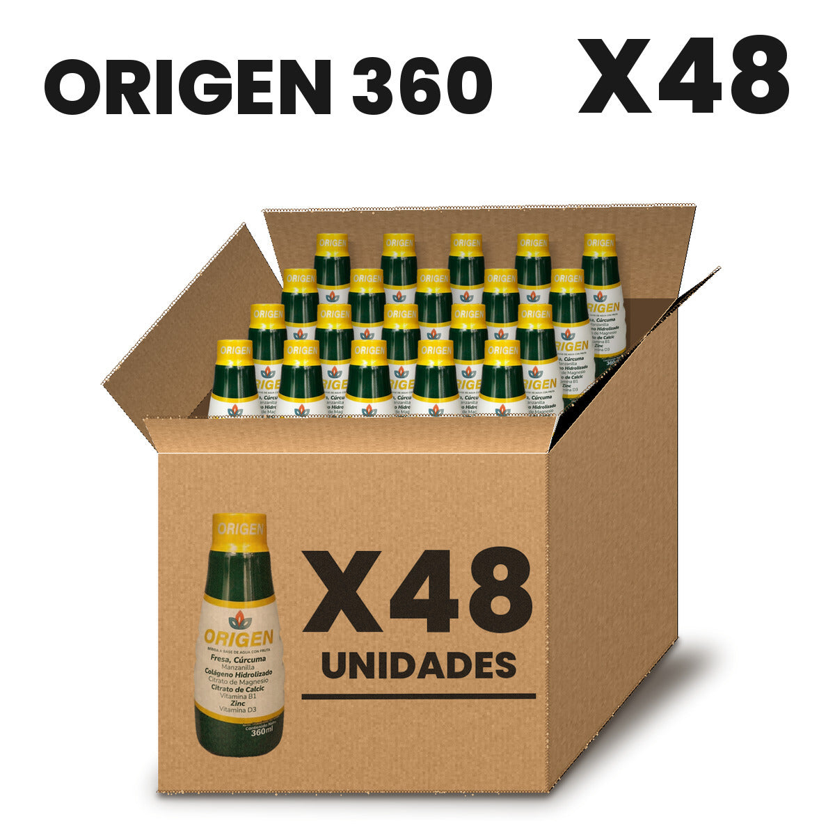 Origen 360 Por Mayor pack X48