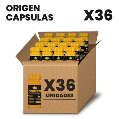 Origen Cápsulas Por Mayor pack X36