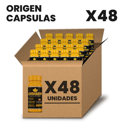 Origen Cápsulas Por Mayor pack X48