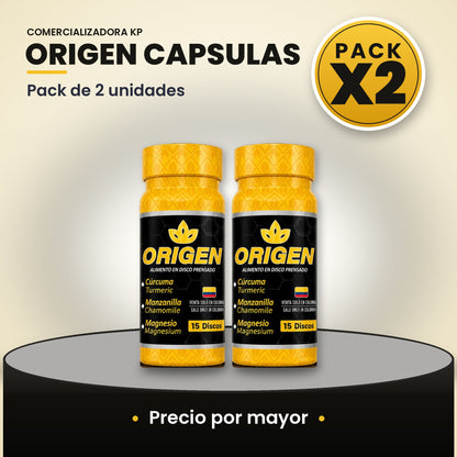 Origen Cápsulas Por Mayor pack X2