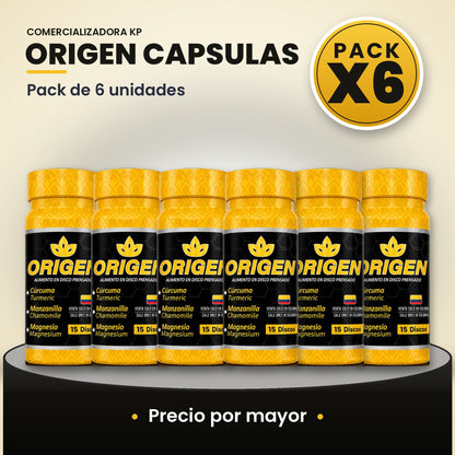 Origen Cápsulas Por Mayor pack X6