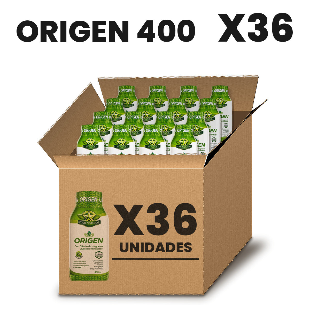 Origen 400 Por Mayor pack X36