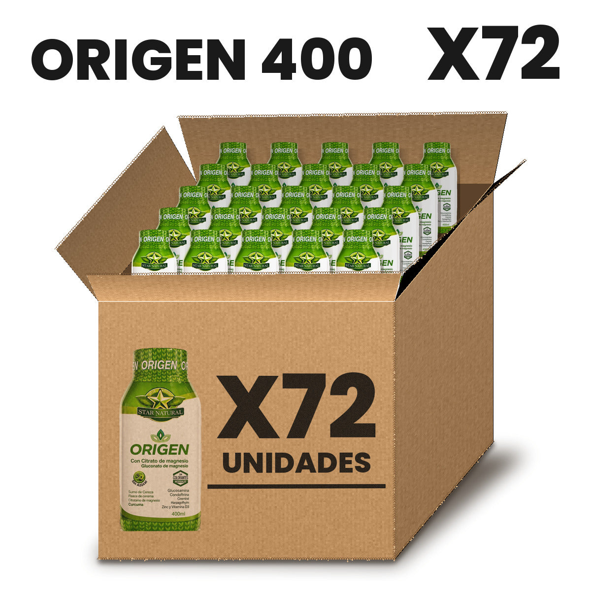 Origen 400 Por Mayor pack X72