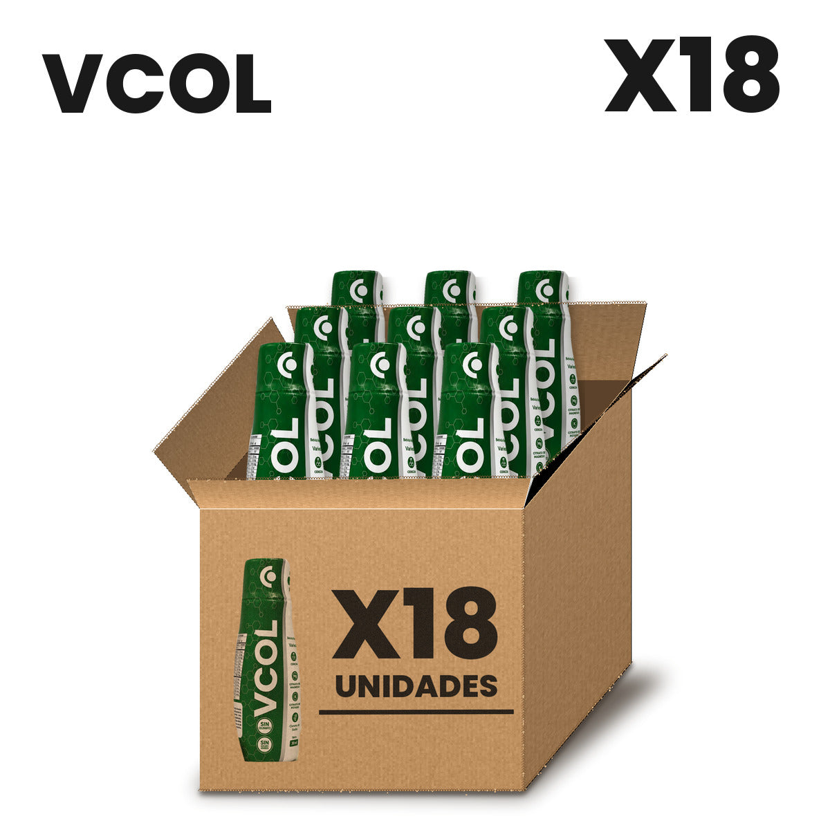 Vcol Por Mayor pack X18